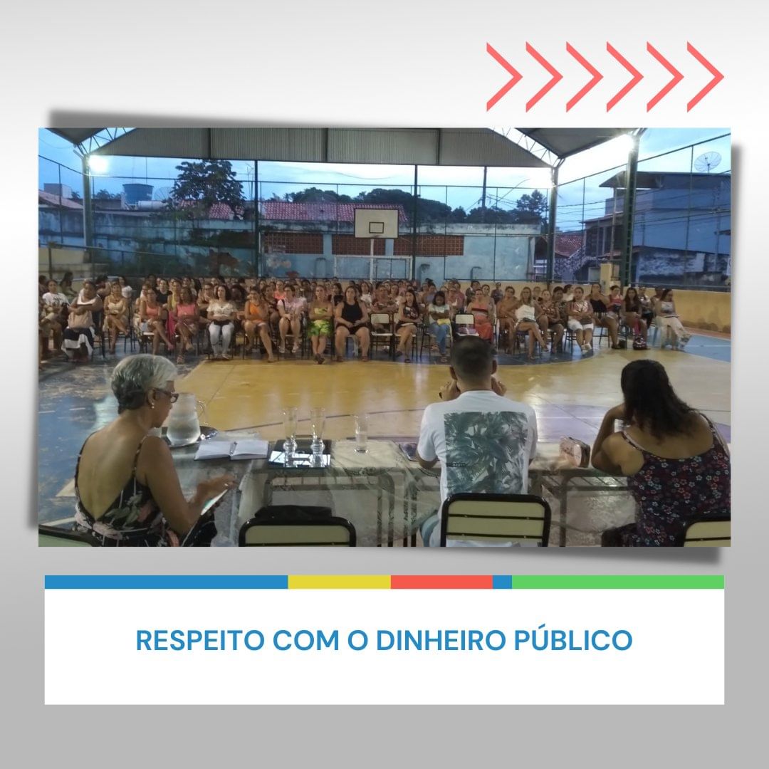 Respeito com dinheiro público 