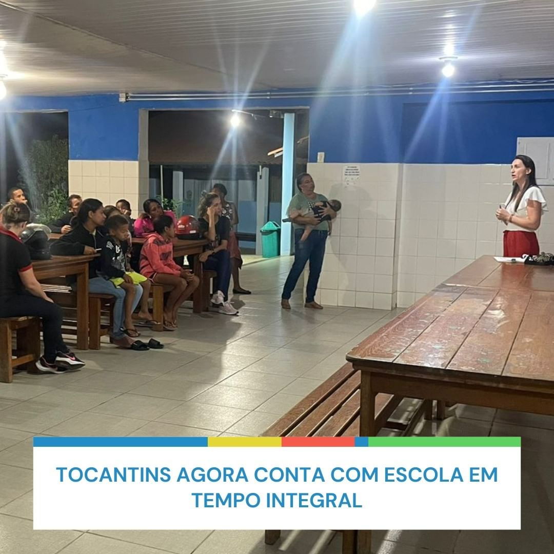 Tocantins agora conta com Escola em Tempo Integral