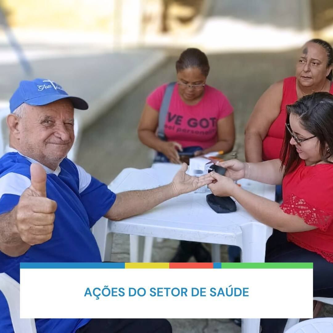 Ações do setor da Saúde