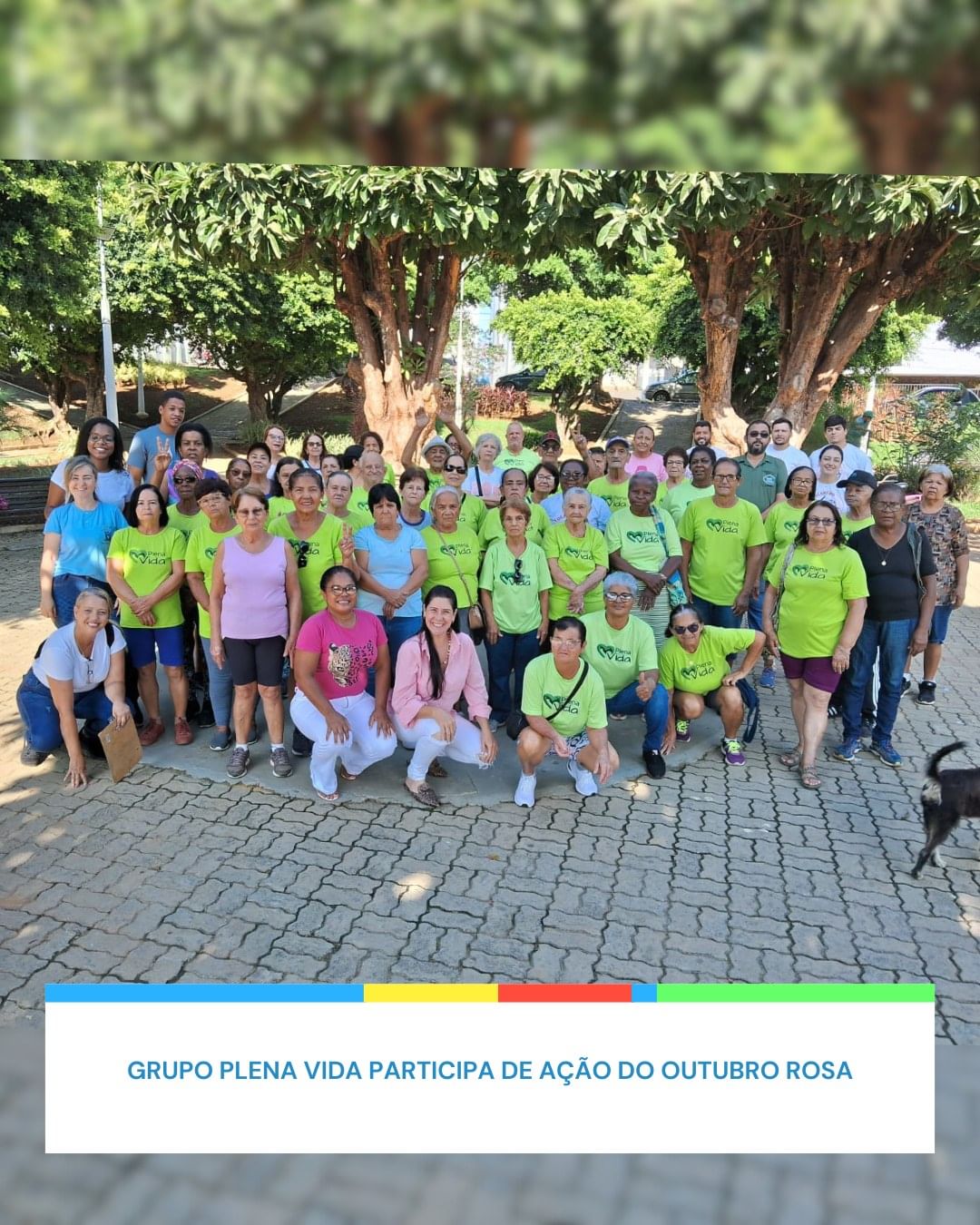 Grupo Plena Vida participa de ação do Outubro Rosa