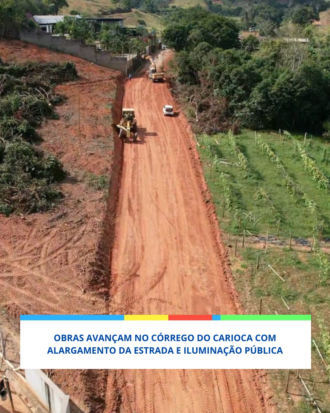 Prefeitura leva mais segurança e mobilidade ao Córrego do Carioca