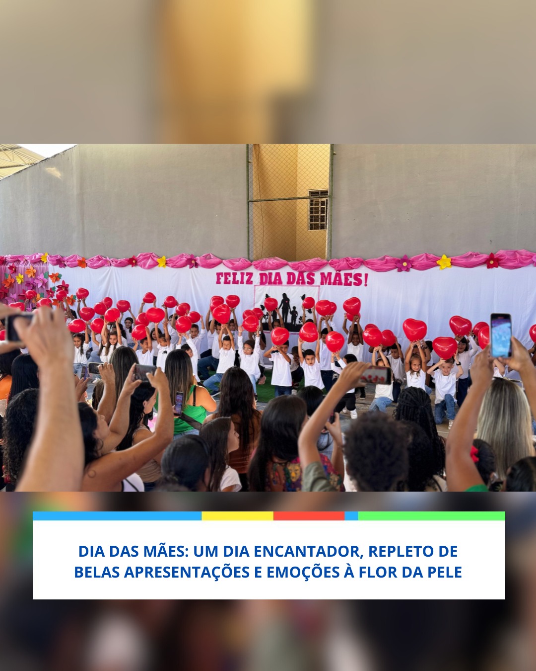 Dia das Mães na Rede Municipal de Ensino de Tocantins