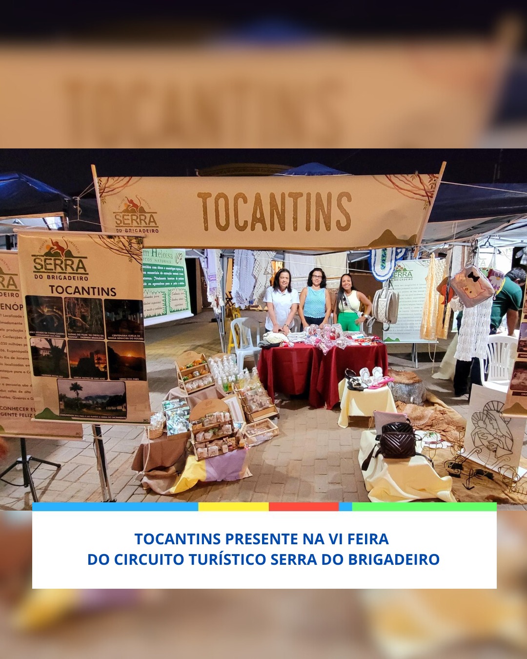 Tocantins presente na VI Feira do Circuito Turístico Serra do Brigadeiro.