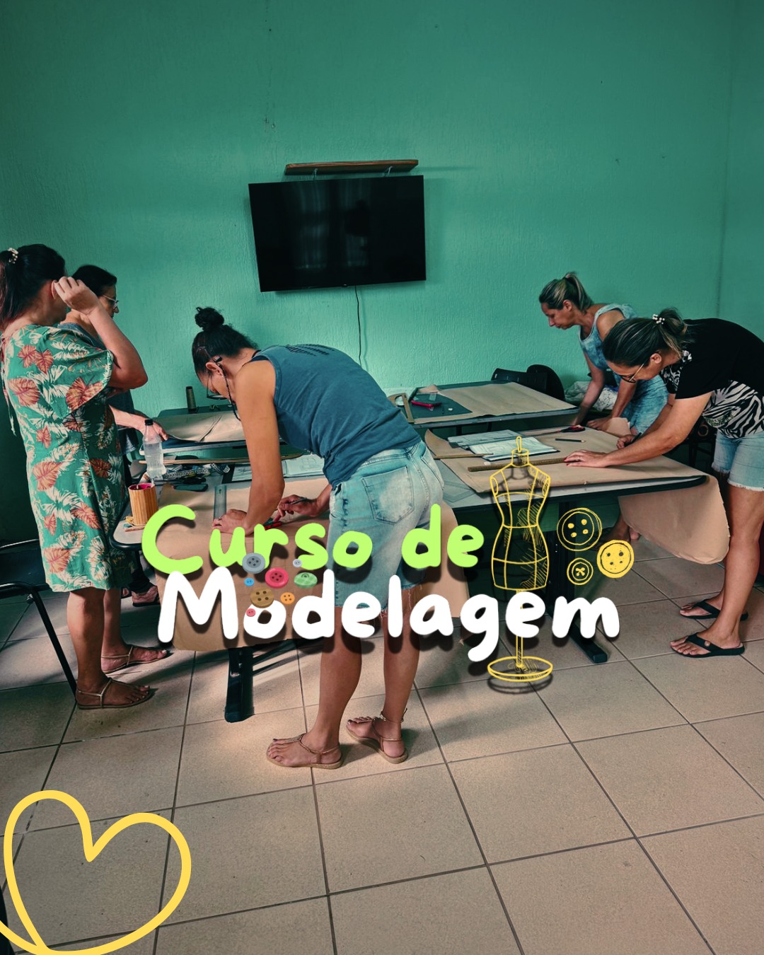 Você sabia? O CRAS Patrimônio oferece curso de modelagem!